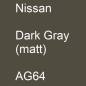 Preview: Nissan, Dark Gray (matt), AG64.